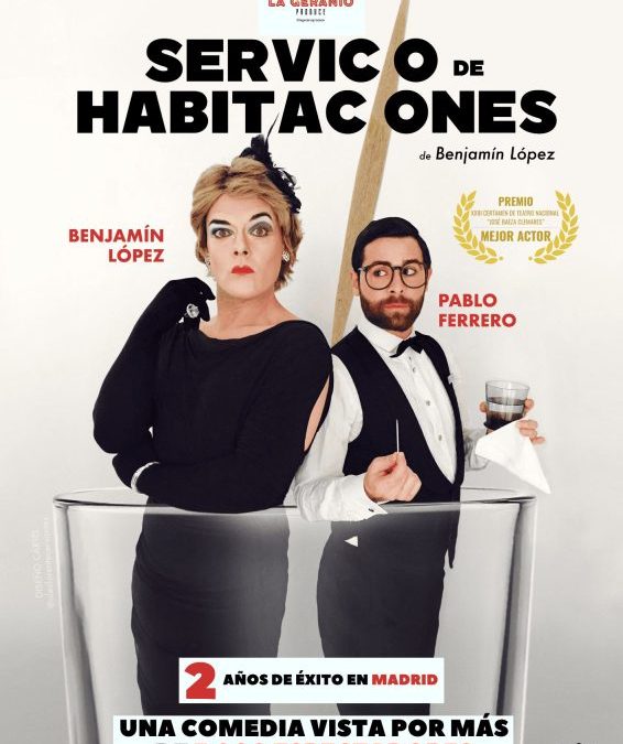 La Geranio Produce estará con la comedia «Servicio de habitaciones» el 10 de Mayo en el Teatro Salón Varietés – Fuengirola