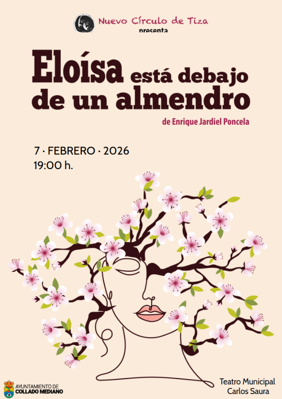 Prohibido para gente cuerda: Eloísa y el misterio del almendro aterrizan en el Teatro Carlos Saura de Collado Mediano