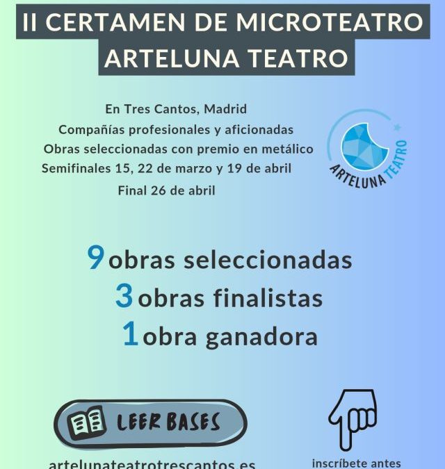 II Certamen de microteatro de Arteluna Teatro